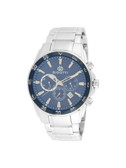 Bigotti - Men Blue Dial Stainless Steel Watch - BG.1.10544-2