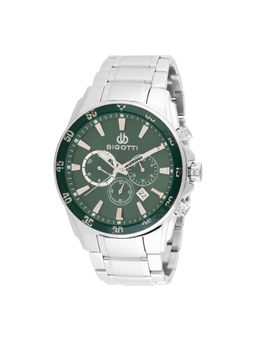Bigotti - Men Green Dial Stainless Steel Watch - BG.1.10544-3