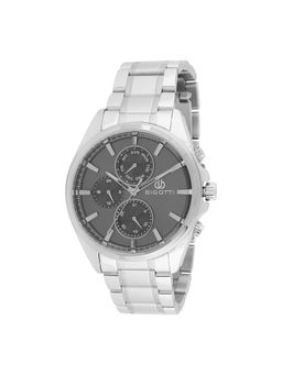 Bigotti - Men Grey Dial Stainless Steel Watch - BG.1.10545-1