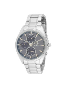 Bigotti - Men Grey Dial Stainless Steel Watch - BG.1.10545-2
