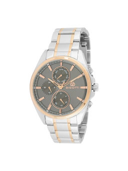 Bigotti - Men Grey Dial Stainless Steel Watch - BG.1.10545-4