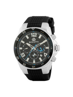 Bigotti - Men Black Dial Stainless Steel Watch - BG.1.10552-1