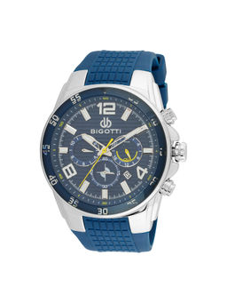 Bigotti - Men Blue Dial Stainless Steel Watch - BG.1.10552-2