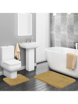 OBSESSIONS - Super Absorbent Anti-Skid Bathmat (50X70 | 50X45)Cm-Beige