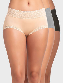 FashionRack - Women Assorted Brief/hipster (Pack of 3)