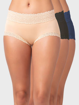 FashionRack - Women Assorted Brief/hipster (Pack of 3)