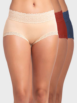 FashionRack - Women Assorted Brief/hipster (Pack of 3)