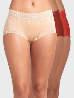 FashionRack - Women Assorted Brief/hipster (Pack of 3)