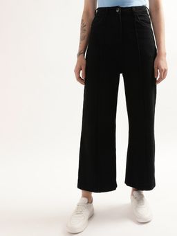 ELLE - Women Black Solid Jeans
