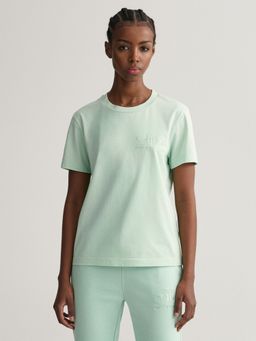 GANT - Women Green Solid T Shirt