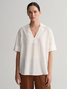 GANT - Women White Solid Top