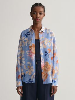 GANT - Women Blue Floral Print Shirts