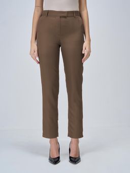 SALT Attire - Brown Slim Fit Trouser