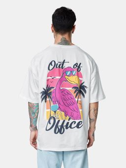 The Souled Store - Out of Office Oversized T-Shirt for Men