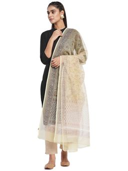 Fabindia - Cotton Silk Printed Dupatta
