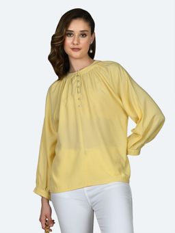 Zink London - Women Yellow Solid Top