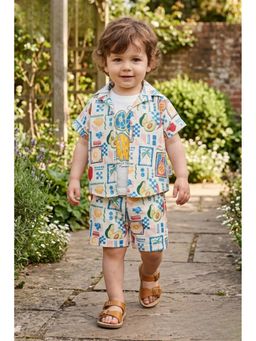 Lagorii - Boys Multicolor Printed Co-Ord Set