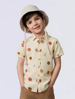 Jack & Jones Junior - Boys Printed Short Sleeves Shirt