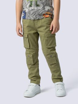 Jack & Jones Junior - Boys Green Utility Pant