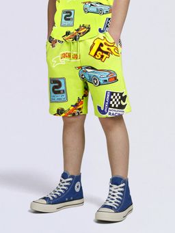 Jack & Jones Junior - Boys Racing Print Shorts