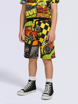 Jack & Jones Junior - Boys Multi-Color Printed Shorts