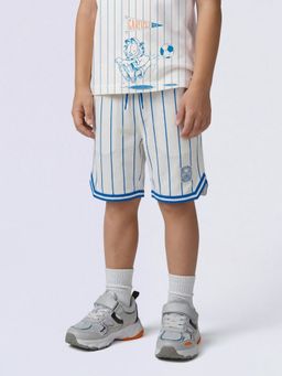 Jack & Jones Junior - Boys White Striped Shorts