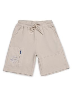 Alan Jones - Sand Boys Solid Shorts With Side Zip Detail