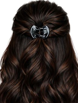 Accessher - Acrylic Casual Wear Geometric Shape Black Hairclip Pack of 3 for Women