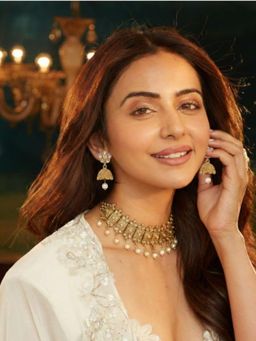 Accessher - Gold Plated Embellished Lightweight Necklace With For Women And Girls