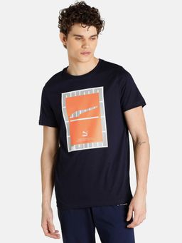 Puma - Form Strip Logo Men Blue T-shirt