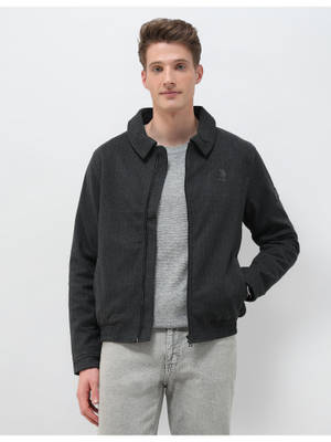 Buy U.S. POLO ASSN. Mens Heathered Regular Fit Jacket (L)