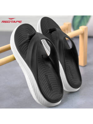 Buy Red Tape Mens EVA Comfort Red Flipflops - Image 1