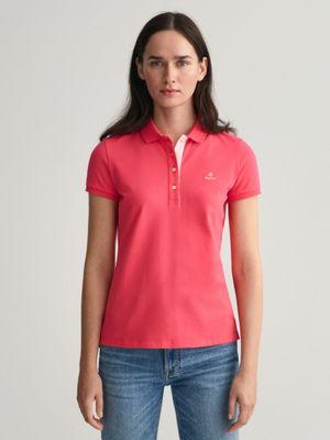 Gant Women Pink Solid Hooded Sweatshirt