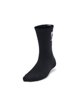 Under Armour - Women's Black Solid Socks (Pack of 3)