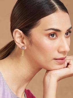 Fabindia - Pink Dangler Earrings