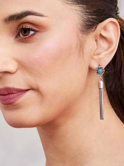 Fabindia - Blue Dangler Earrings