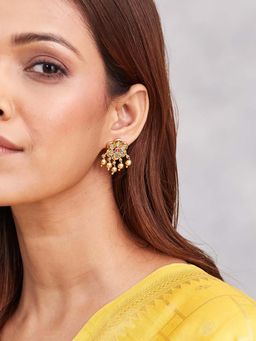 Fabindia - Multi-Color Metal Drops Earrings