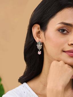 Fabindia - Multi-Color Metal Dangler Earrings