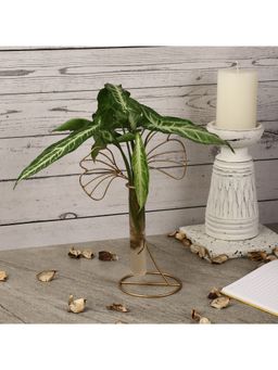 The Decor Mart - Single Leaf Test Tube