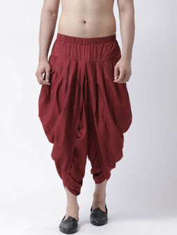 KISAH - Maroon Dhoti Pant