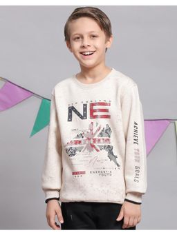 Monte Carlo - Boys Regular Fit Full Sleeve Round Neck Sweatshirt