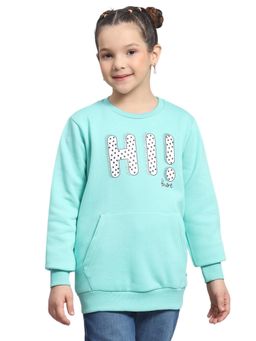 Monte Carlo - Girls Regular Fit Full Sleeve Round Neck Sweatshirt