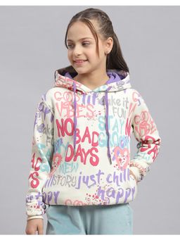Monte Carlo - Girls Regular Fit Full Sleeve Hooded