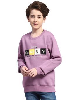 Monte Carlo - Boys Regular Fit Full Sleeve Round Neck Sweatshirt