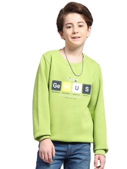 Monte Carlo - Boys Regular Fit Full Sleeve Round Neck Sweatshirt