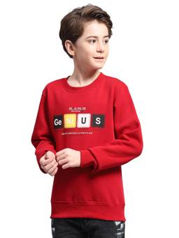 Monte Carlo - Boys Regular Fit Full Sleeve Round Neck Sweatshirt
