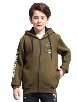 Monte Carlo - Boys Regular Fit Full Sleeve Hooded Jacket