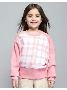 Monte Carlo - Girls Regular Fit Full Sleeve Round Neck Sweatshirt