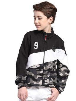 Monte Carlo - Boys Regular Fit Full Sleeve High Neck Jacket