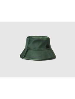 United Colors of Benetton - Polyester Textured Reversible Bucket Hat - Green